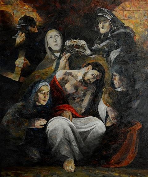 BOTEZAT Constantin - „Pe urmele lui Van Dyck”, 1000*1200 mm, u/p, Profesor: Oxana Ţip